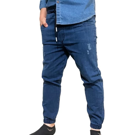 شلوار جین آبی اسلش