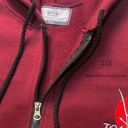 سویشرت مردانه زرشکی