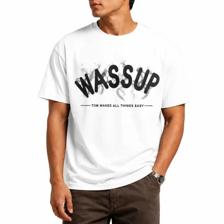 تیشرت مردانه WASSUP سفید